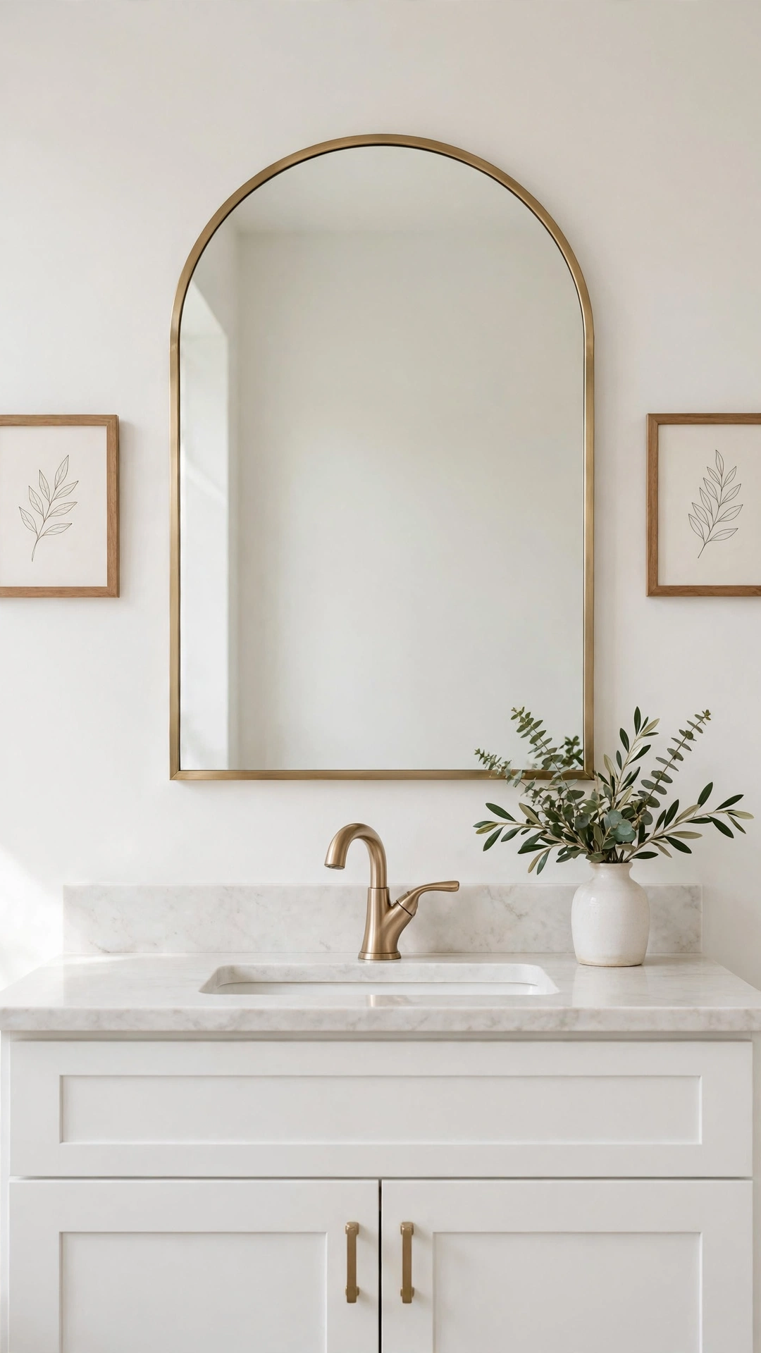 Arched Mirror Combo