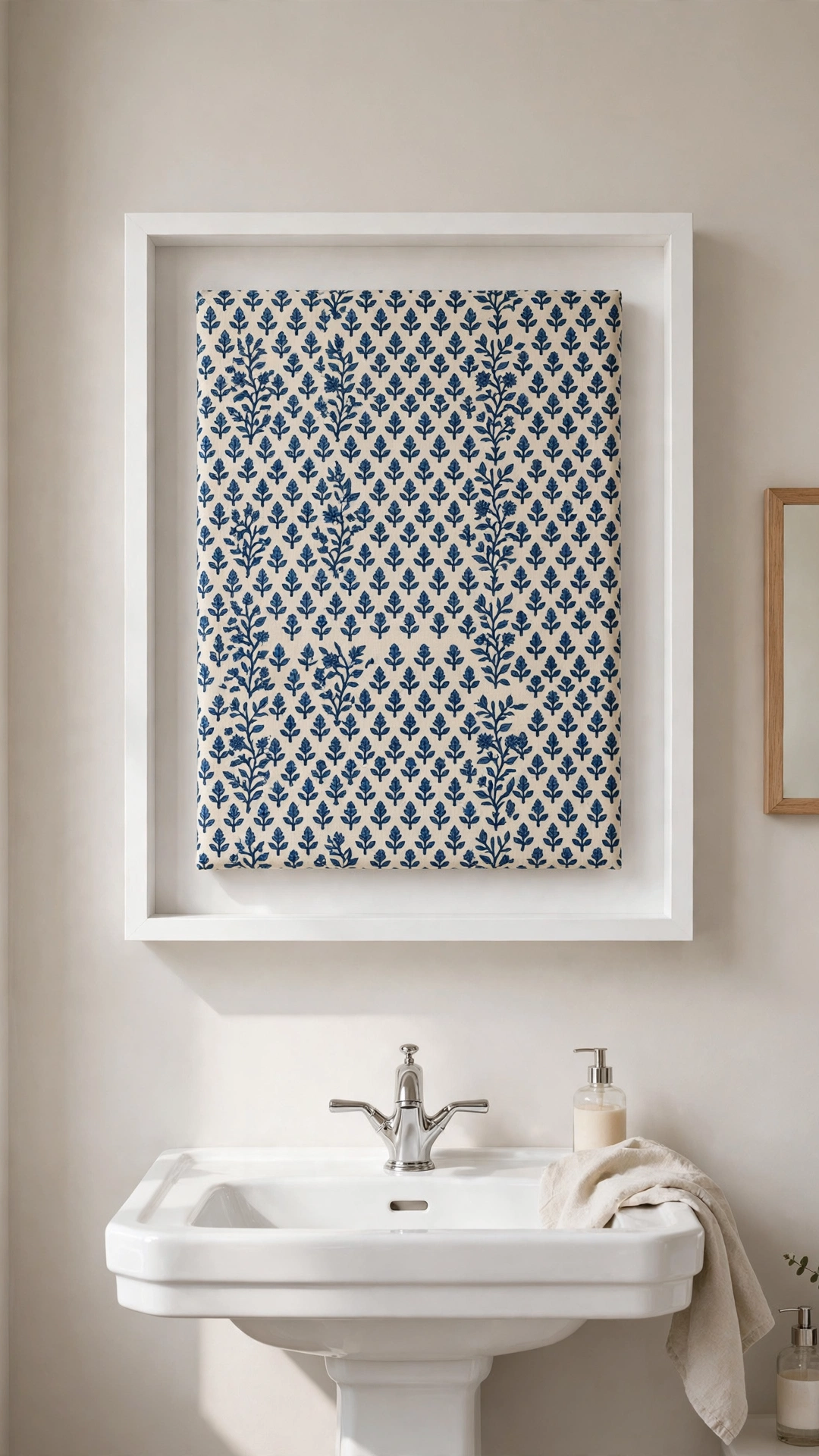 Framed Fabric Accent