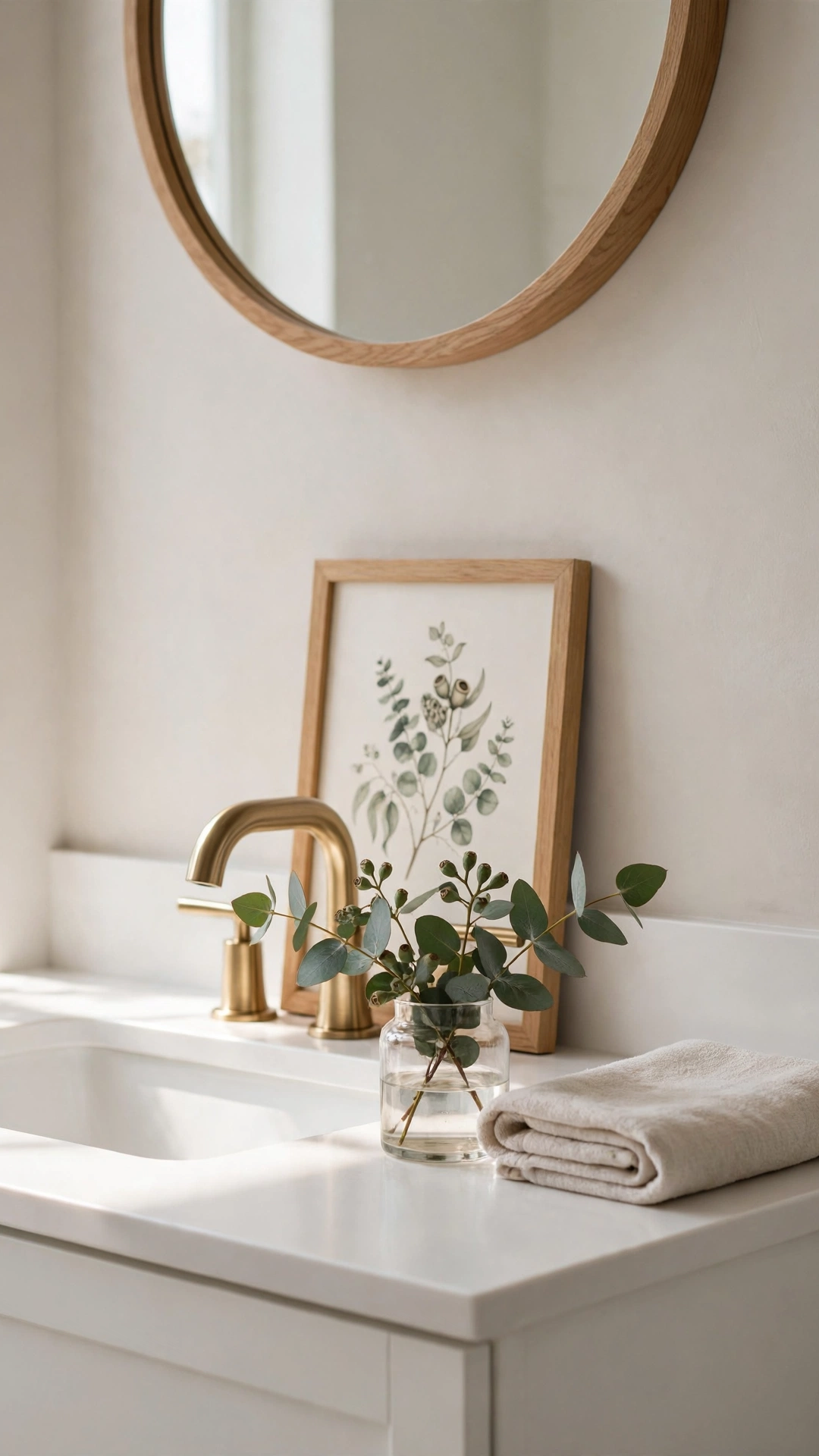Leaning Vanity Frame