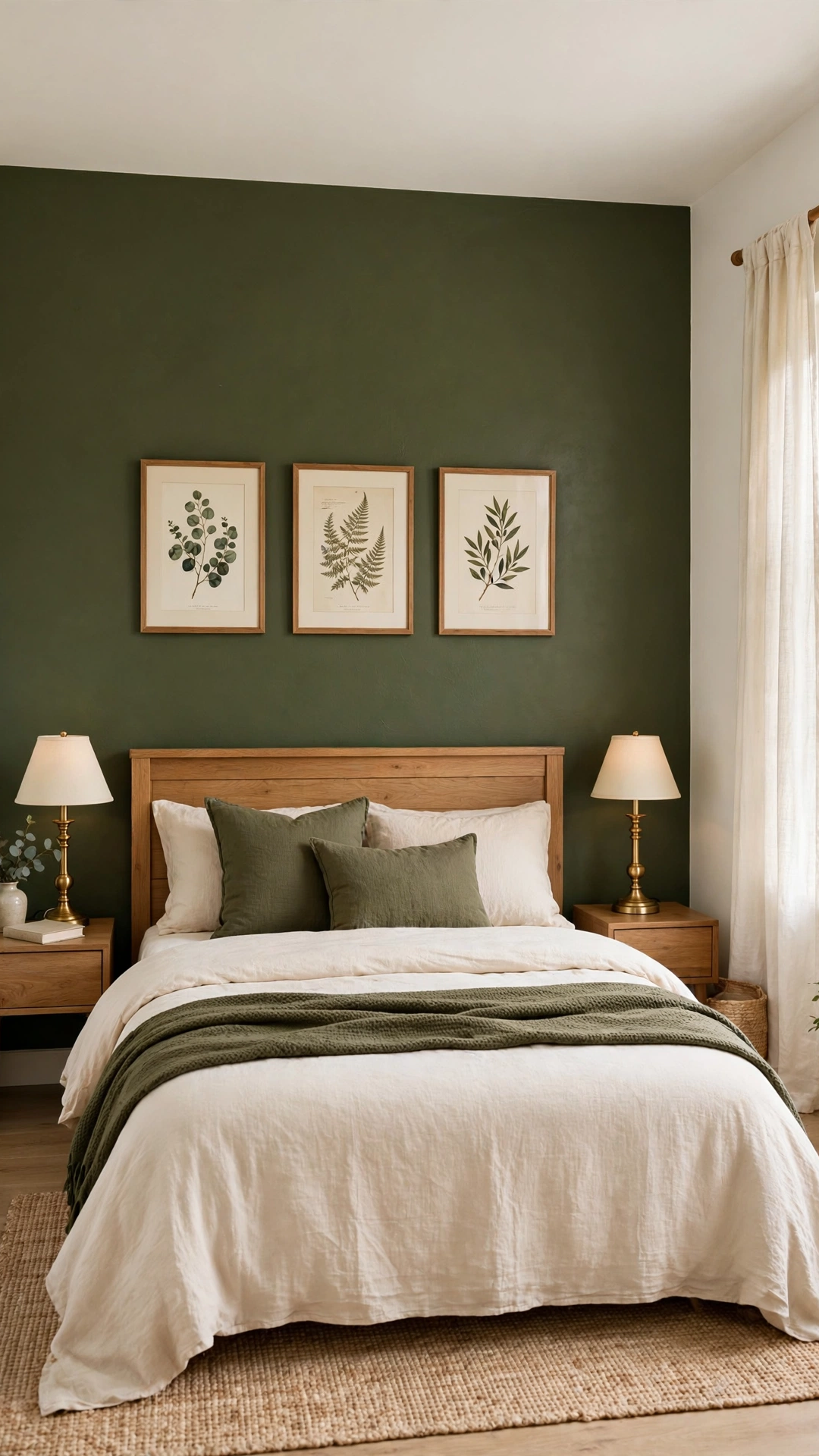Accent Wall Behind Bed