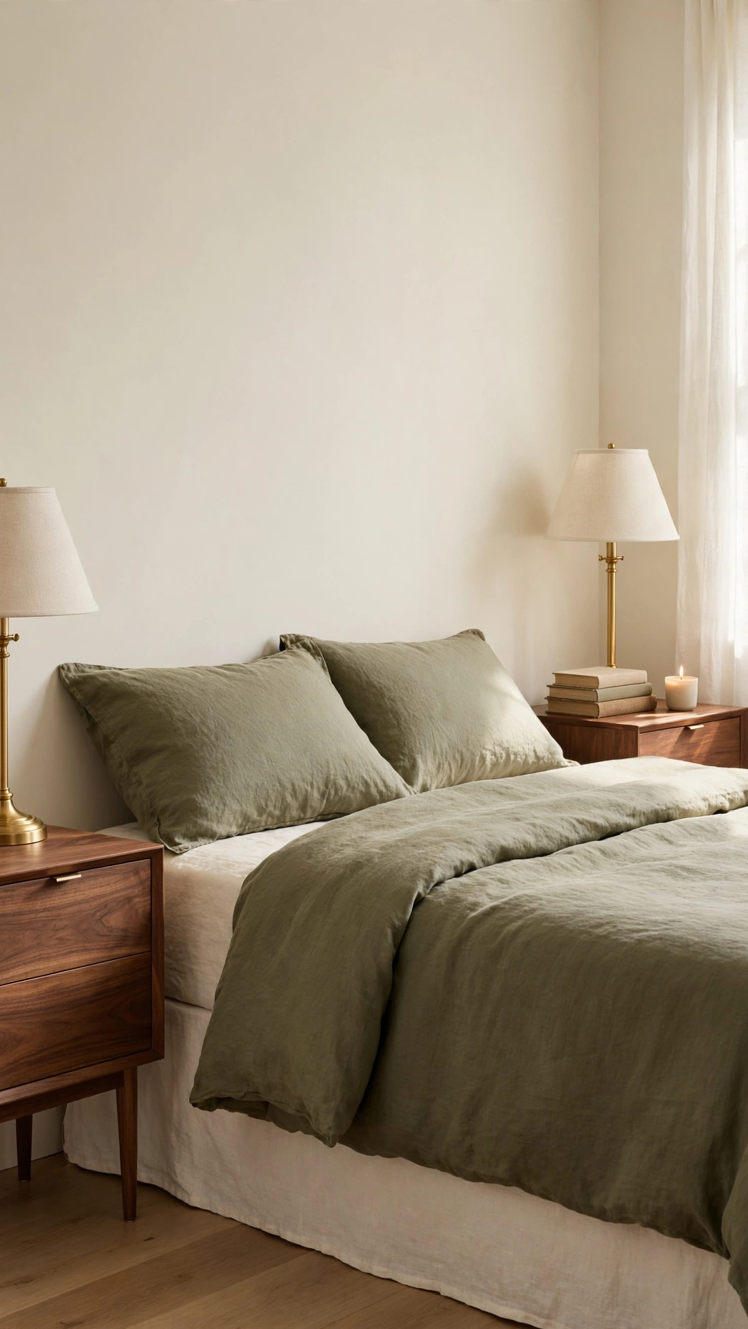 Wooden Nightstand Pair