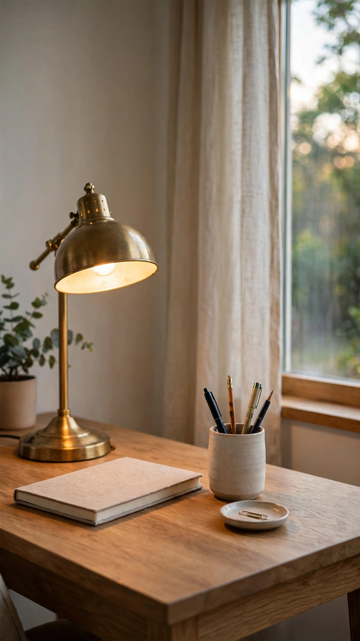 Brass Desk Lamp