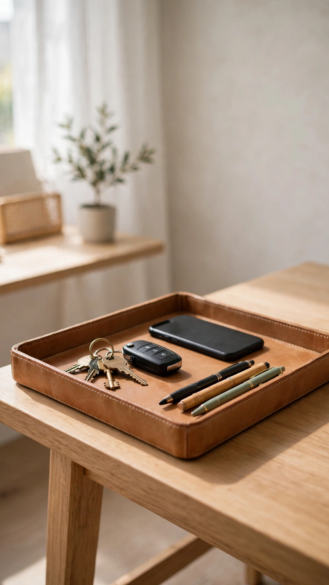 Leather Desk Tray