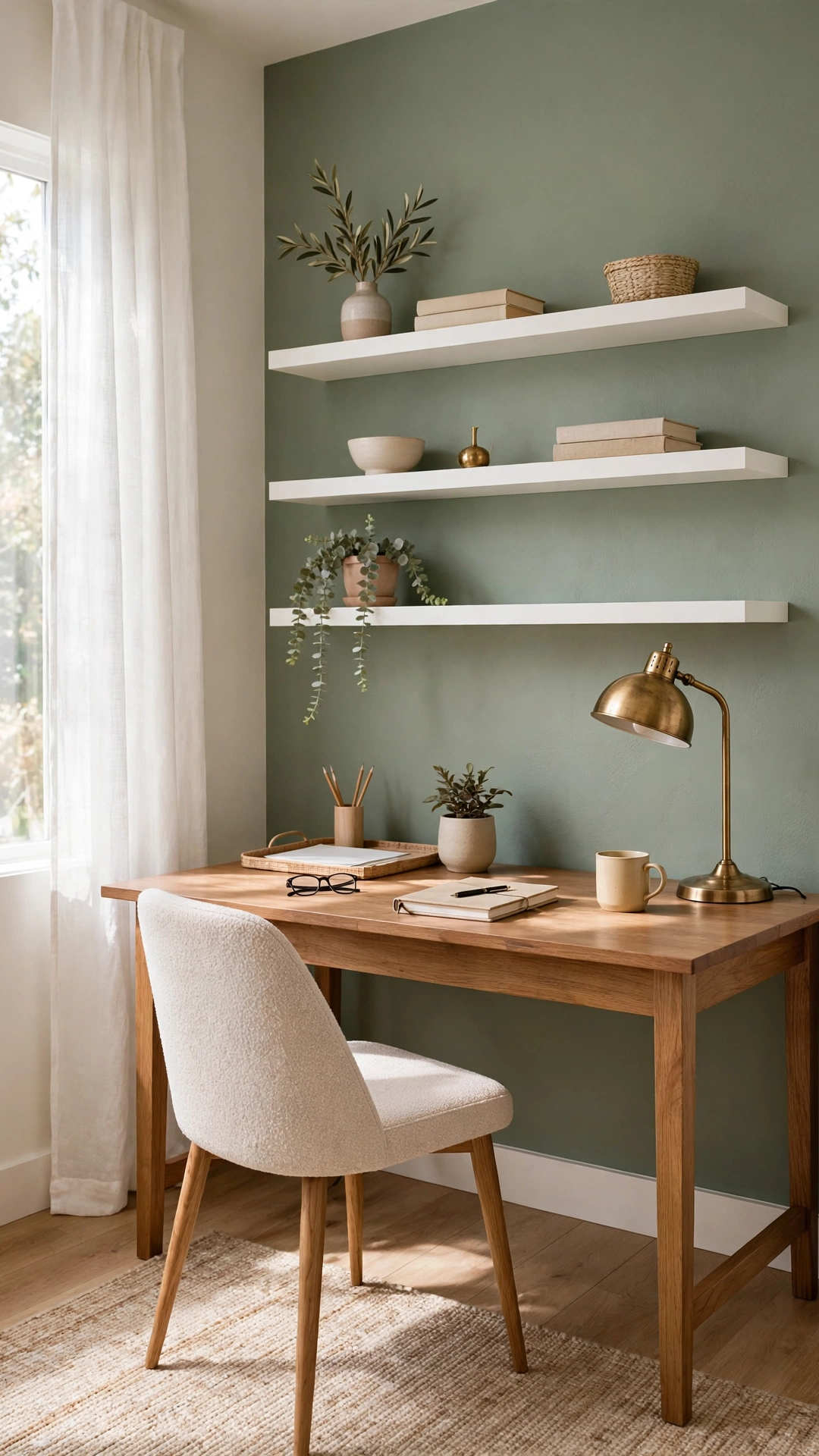 Sage Accent Wall