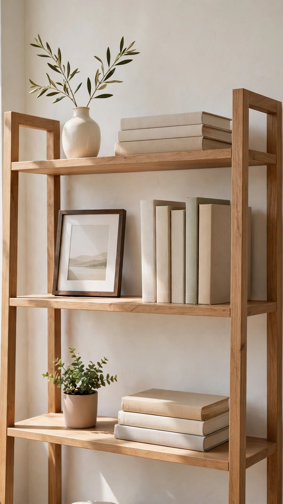 Styled Bookshelf Display