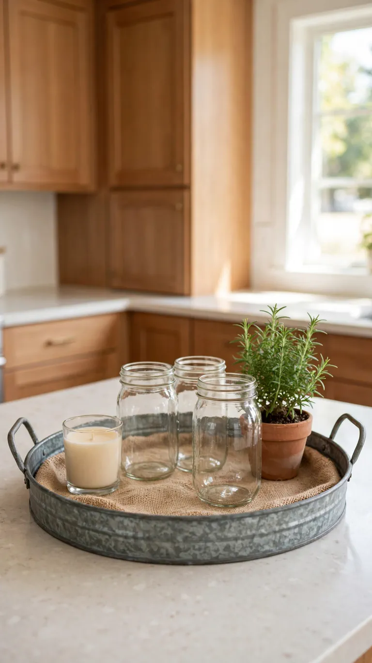 Galvanized Metal Tray