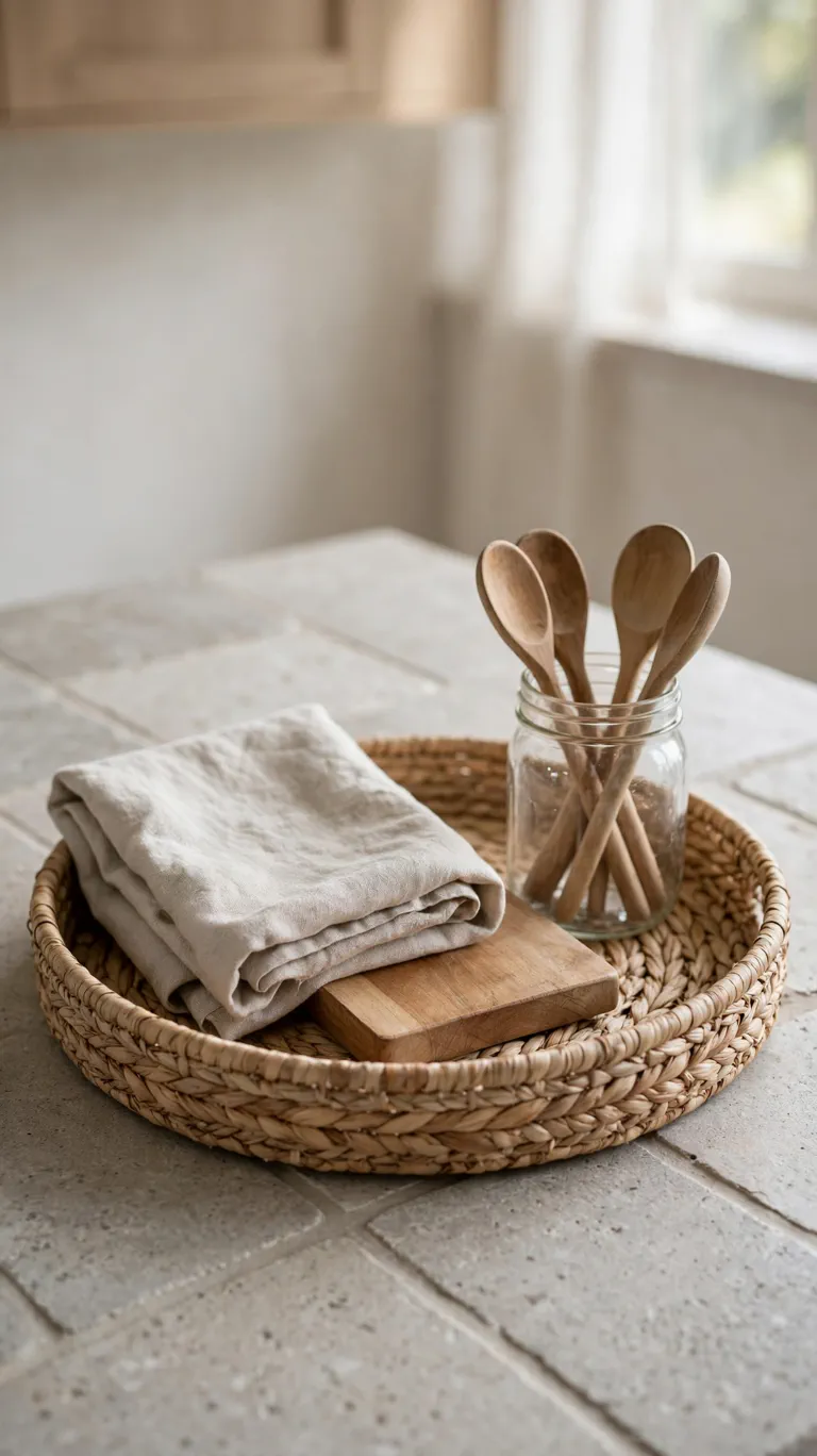 Woven Basket Tray