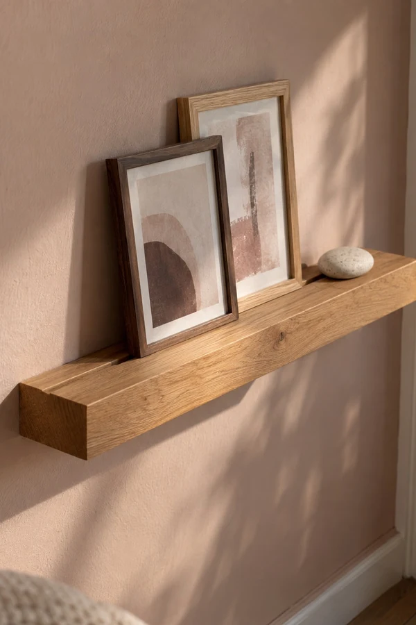25 Creative DIY Shelf Ideas to Add Style and Storage to Your Home 12 Hang a Picture Ledge for Frames and Small Books