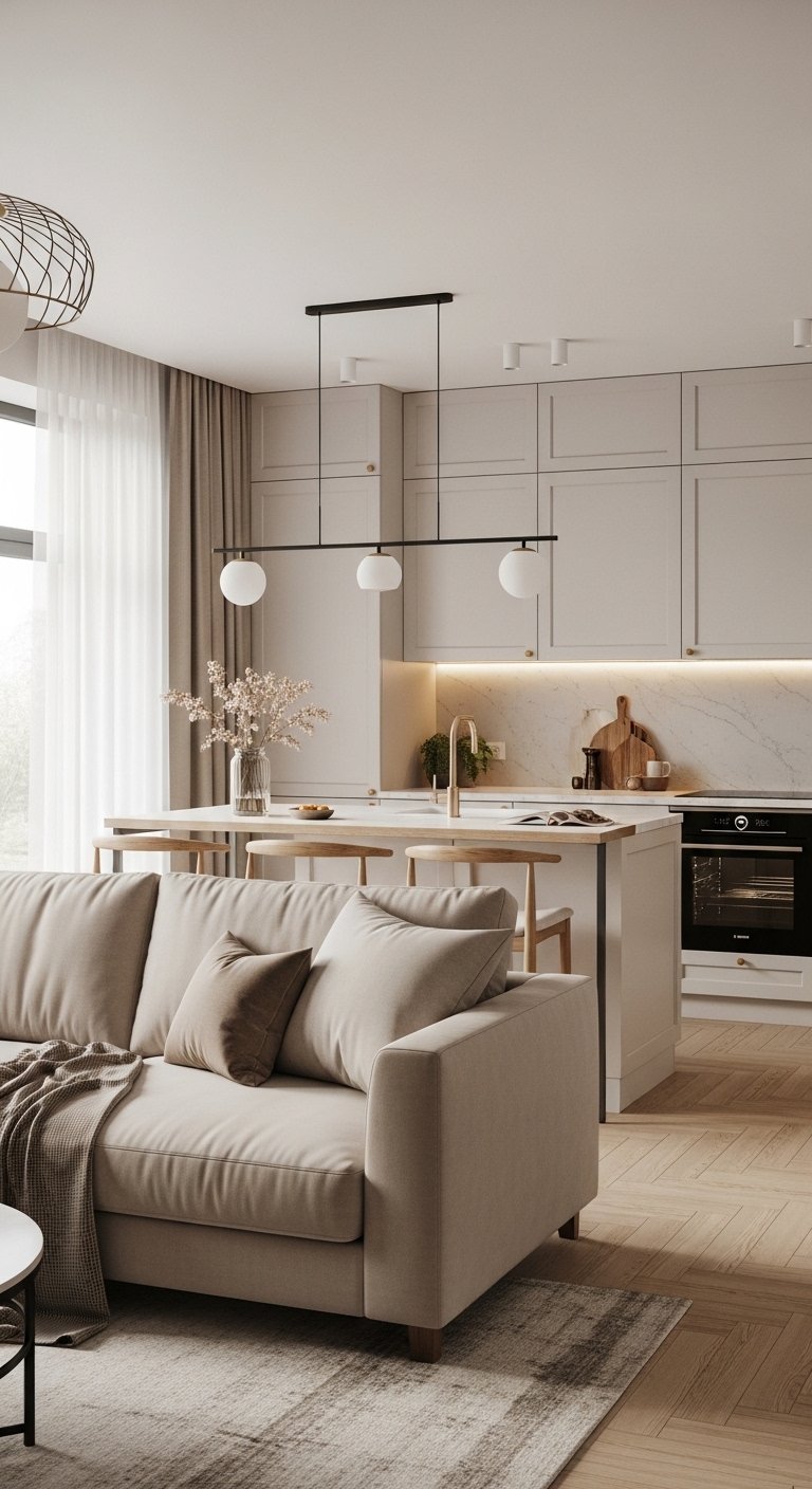 25 Living Room and Kitchen Combo Ideas That Maximize Space