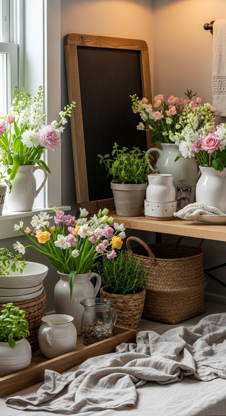 27 Farmhouse Spring Chalkboard Ideas You’ll Love