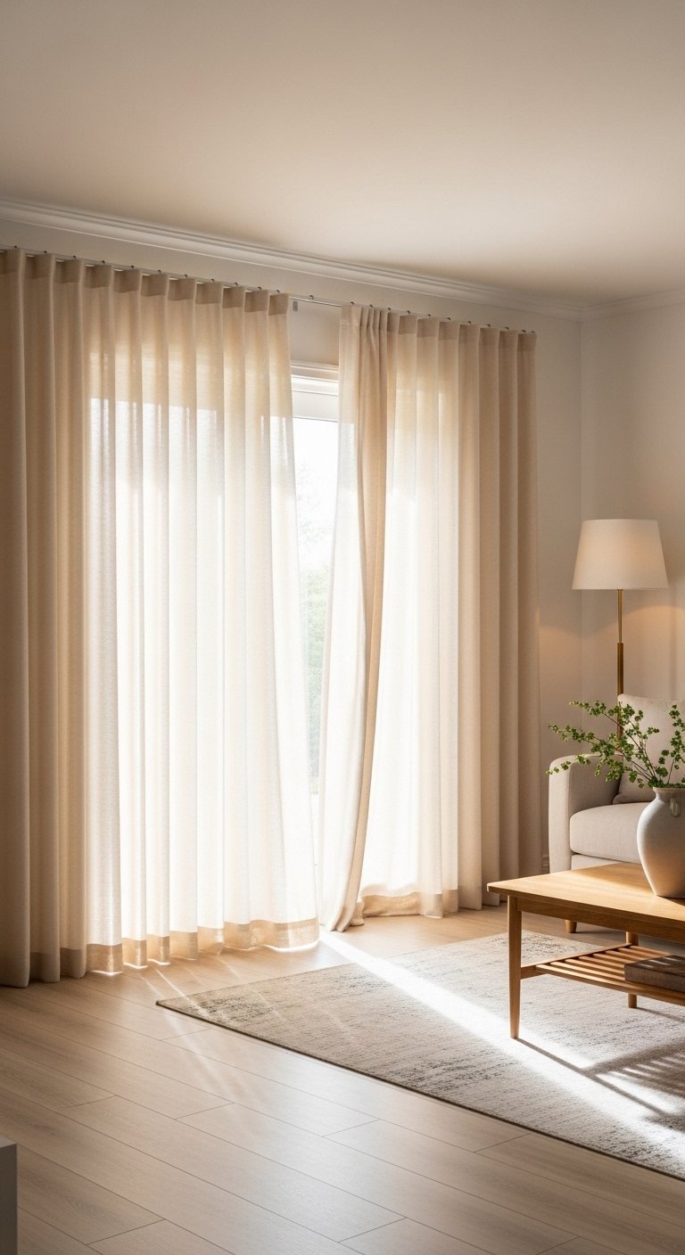 22 Sliding Door Curtains Ideas That Function Beautifully and Look Stylish