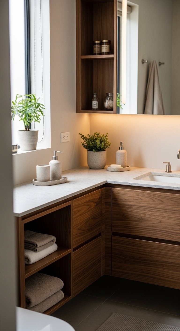 25 Wood Bathroom Vanity Ideas for a Warm Modern Look