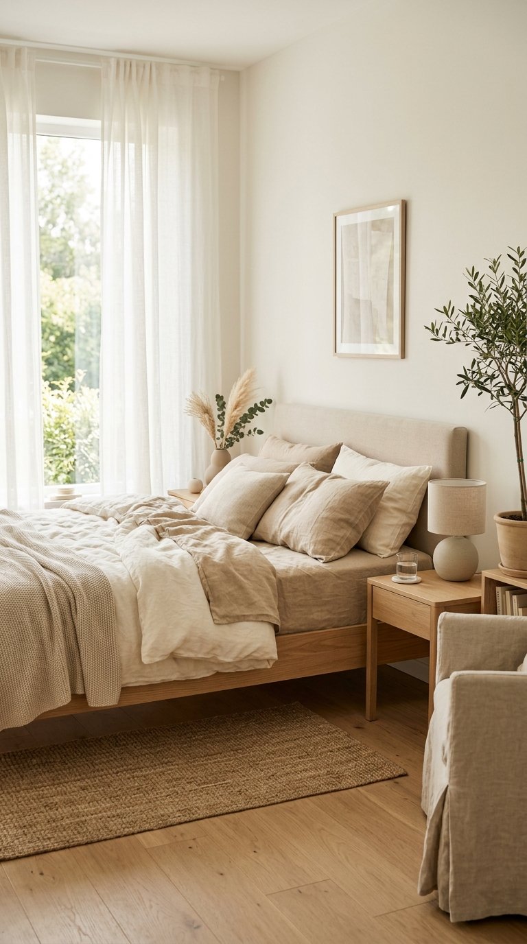 26 Beige Color Bedroom Ideas for a Calm Neutral Style