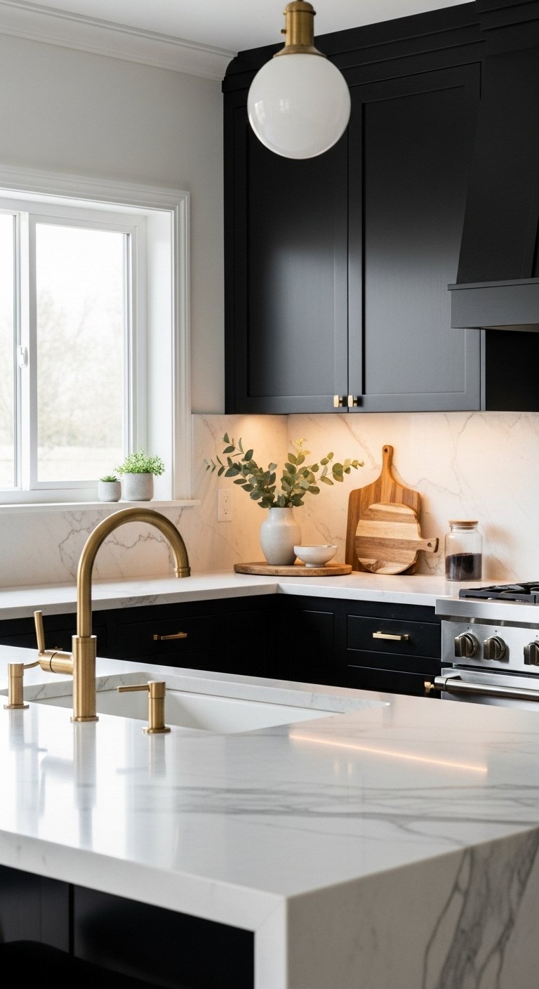 28 Luxury Black Kitchen Ideas That Feel Bold and Elegant