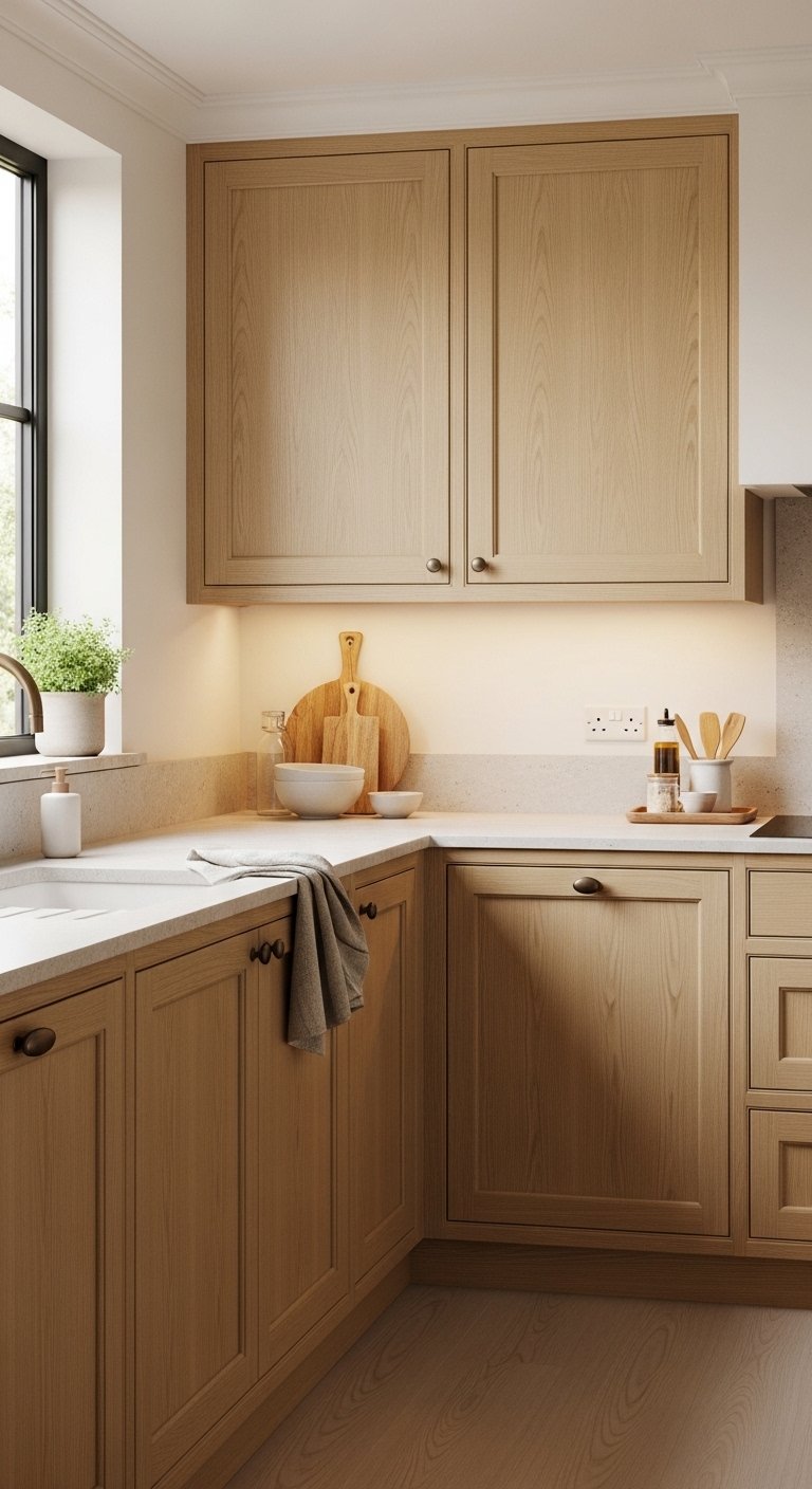 24 Light Oak Kitchen Cabinets for a Bright Kitchen Look
