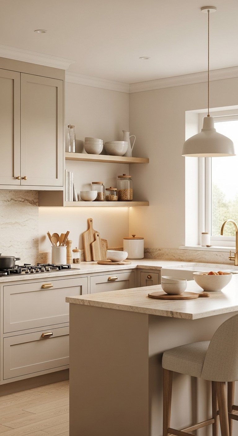 23 Beige Color Kitchen Ideas for a Soft Neutral Look