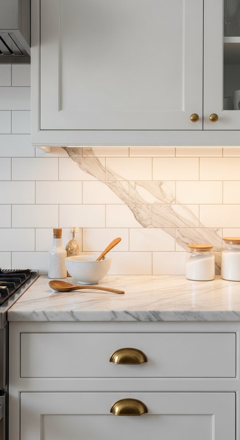 26 White Subway Tile Kitchen Backsplash Ideas You’ll Love