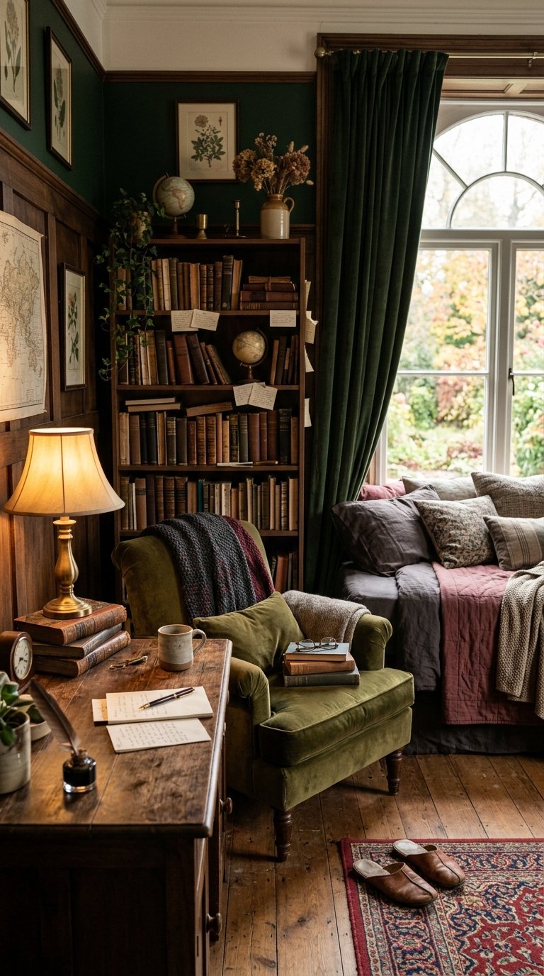 22 Dark Academia Room Decor: Create the Moodiest Space Ever