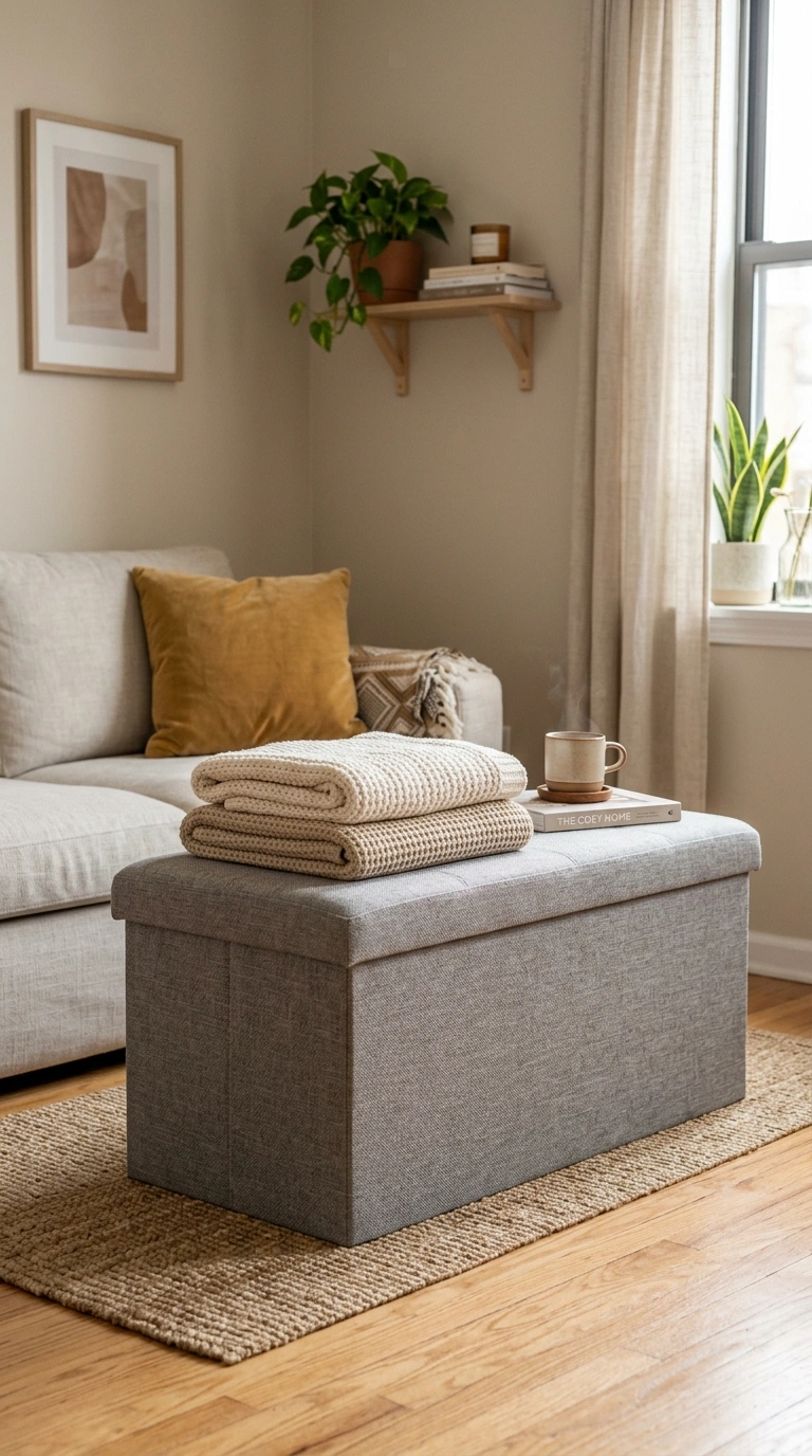 006 Multi Purpose Ottoman A studio apartment living ar