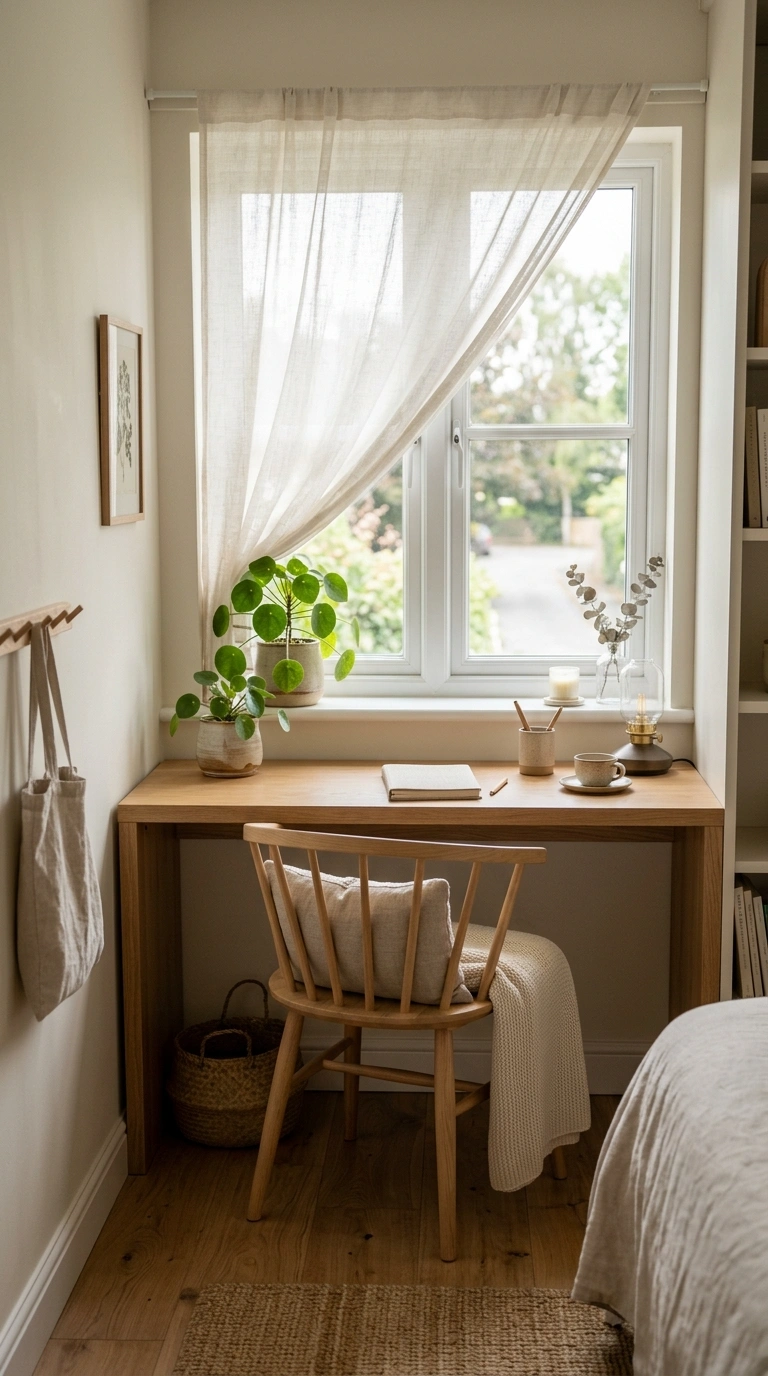 007 Under Window Desk Nook A low profile desk fitted d