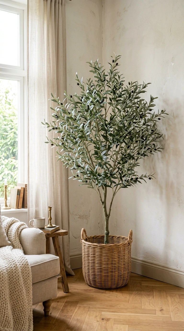 009 9 Faux Plants and Greenery A realistic faux olive