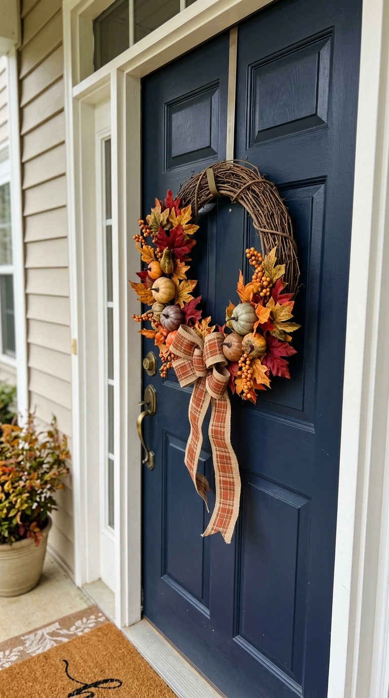 25 Dollar Tree Fall Decor Ideas That Look Expensive 13 012 12 Dollar Tree Wreath Base A front door with a cus
