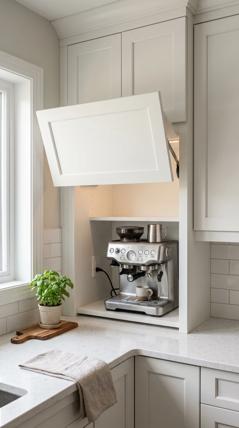 23 Functional U-Shaped Kitchen Ideas That Maximize Every Inch 13 012 Appliance Garage Nook A kitchen counter corner wit