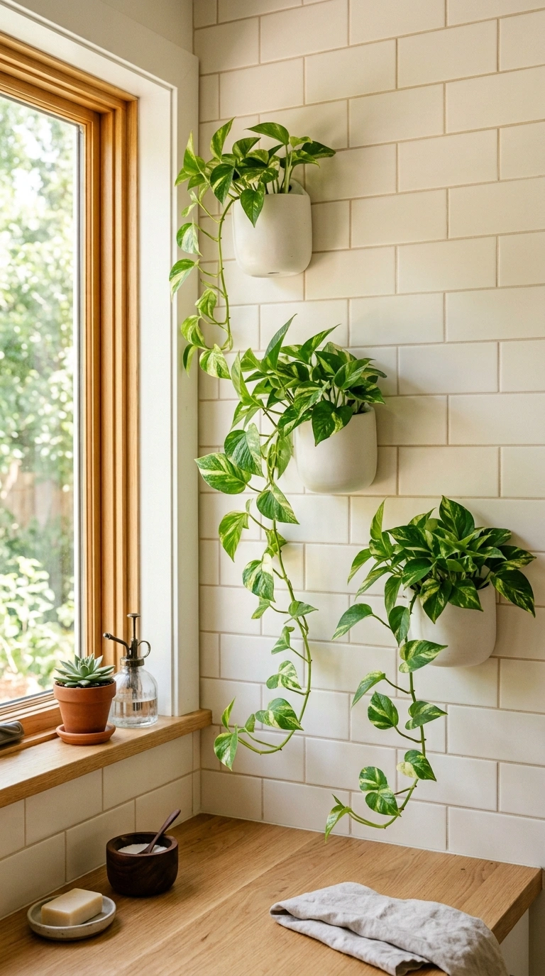 23 Easy Wall Decor Ideas to Make Any Room Look Brand New 13 012 Ceramic Wall Planters A kitchen wall near a window