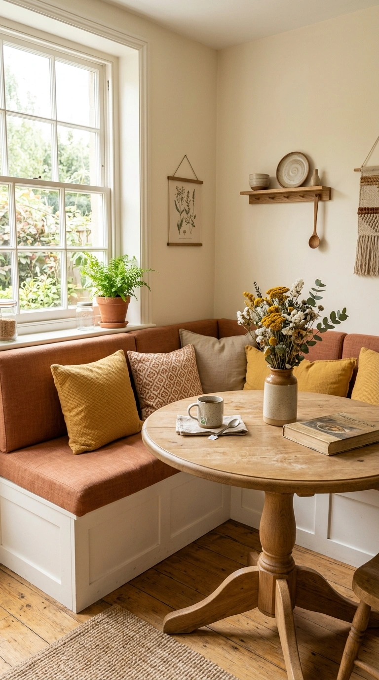23 Functional U-Shaped Kitchen Ideas That Maximize Every Inch 15 014 Corner Banquette Seating A built in L shaped kitch