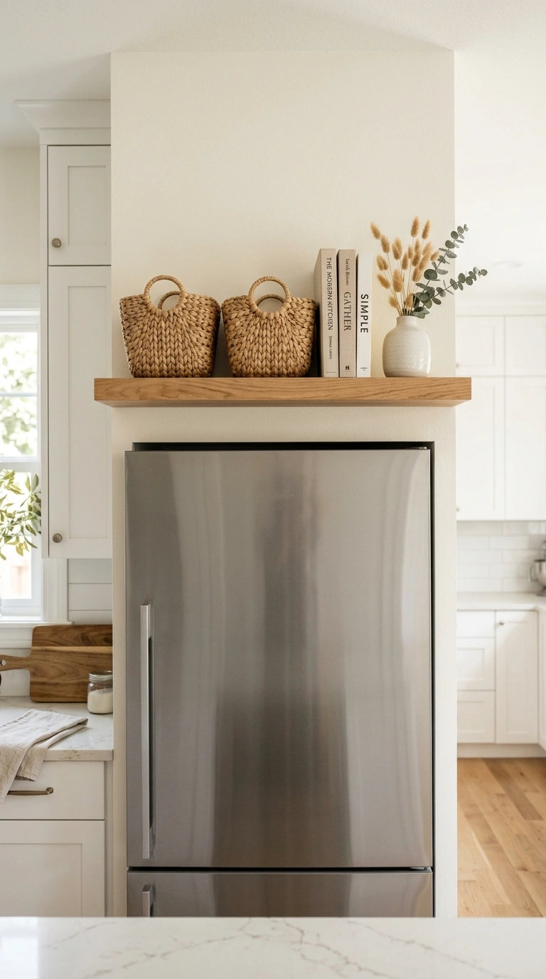 015 Open Wood Shelf A bright kitchen with one natural