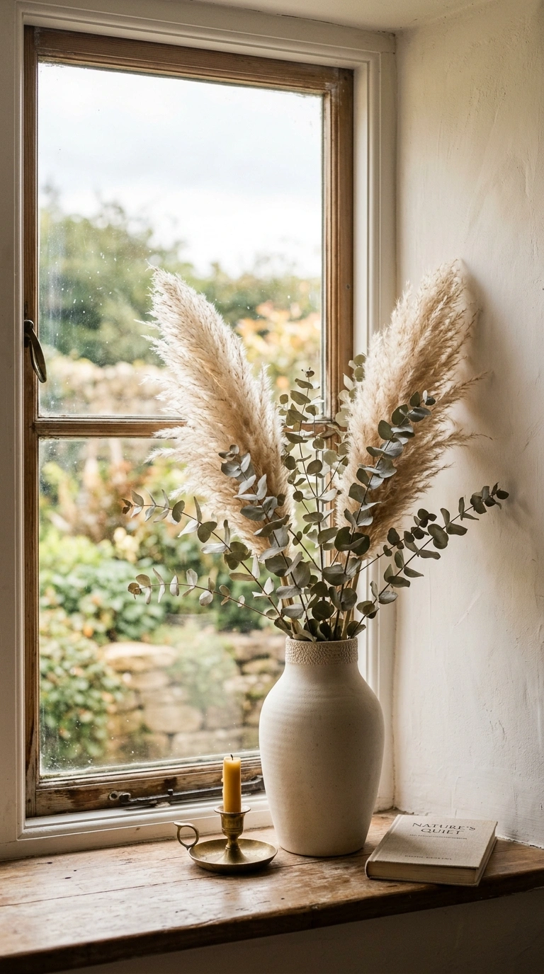 017 17 Dried Botanicals Styling A windowsill styled wi