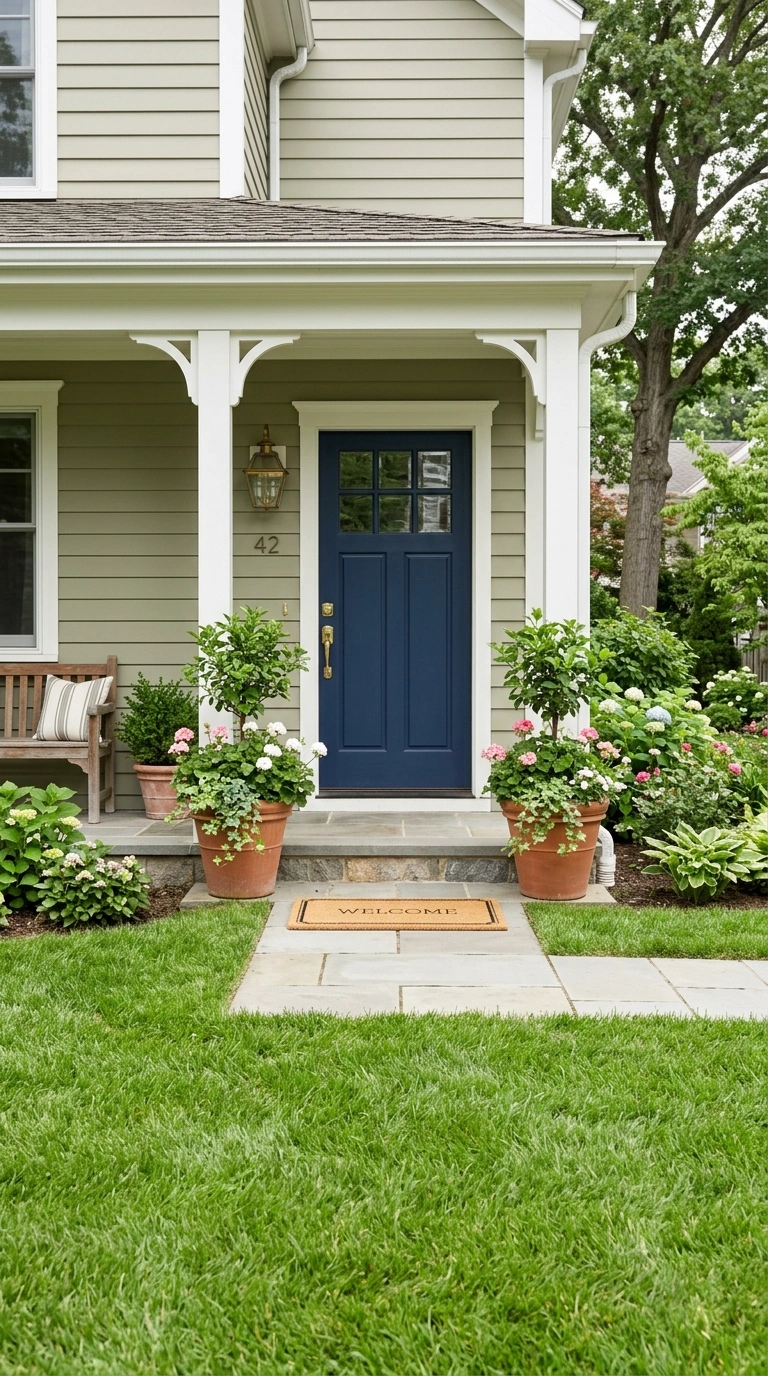 017 Outdoor Curb Appeal A home exterior featuring a fr