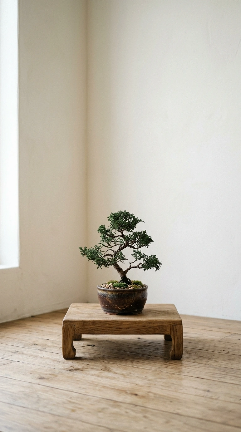 17 Clever Japanese Organization Ideas to Maximize Small Spaces 18 017 Zen Corner Display A quiet room corner with a sing