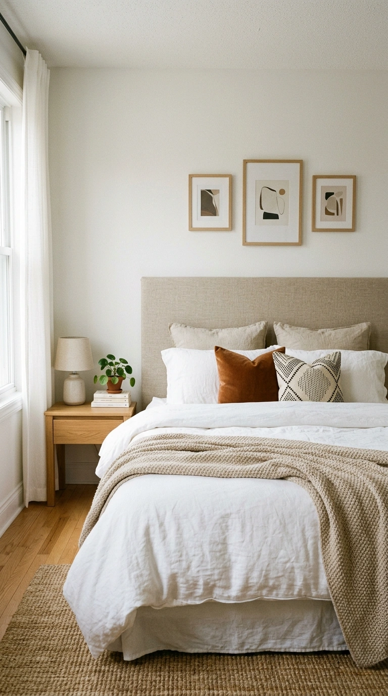 018 18 DIY Headboard Upgrade A simple upholstered line