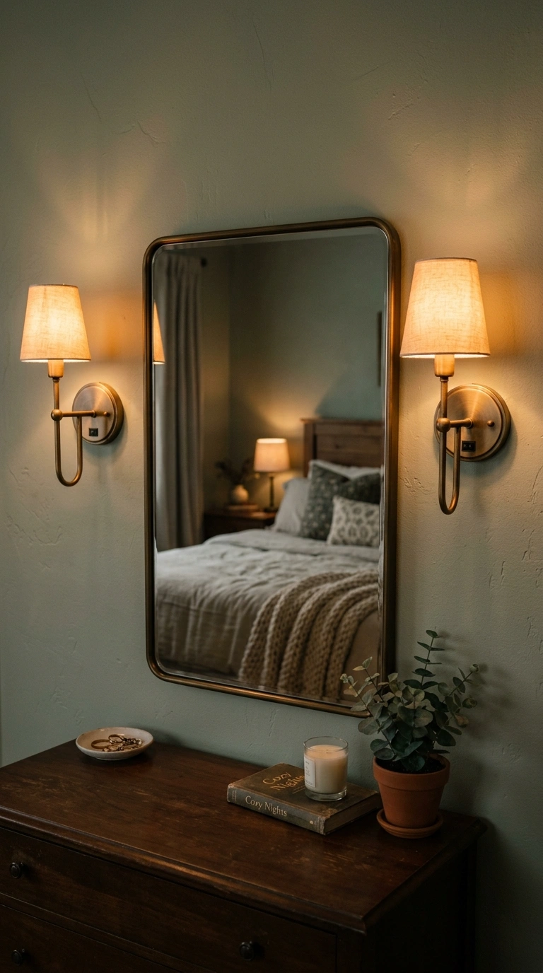 020 20 Battery Operated Sconces Two warm toned battery