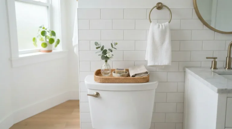 21 Toilet Tank Decor Ideas for a Prettier Bathroom