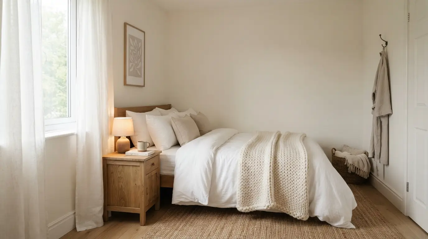 Cozy guest bedroom with bed 202608081911