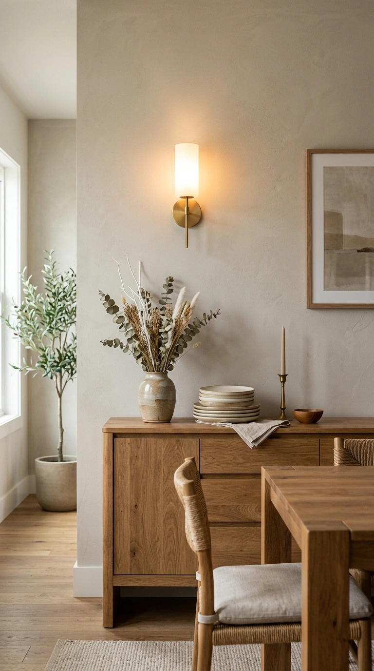006 Dining Room Accent A dining room wall with a warm 1 1