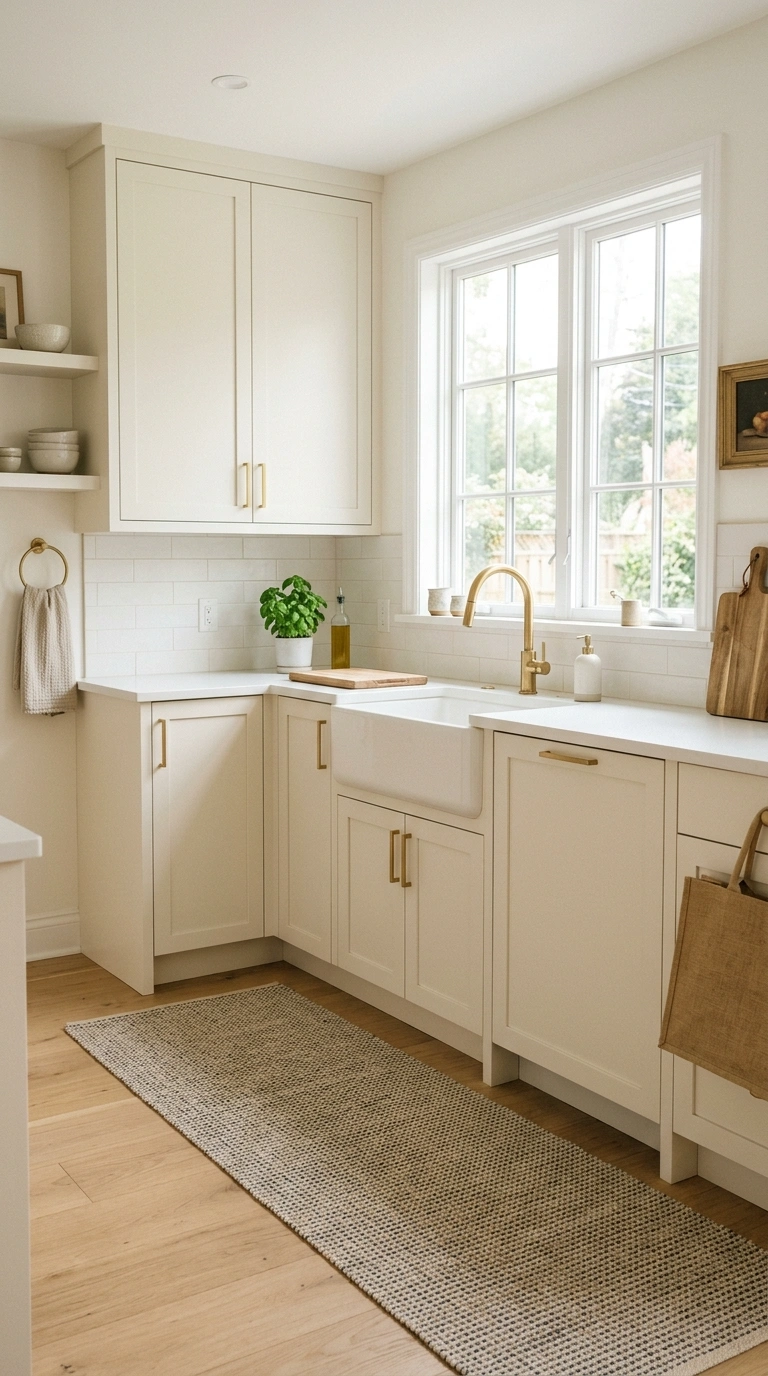 006 Slim Frame Doors A small kitchen with slim frame s