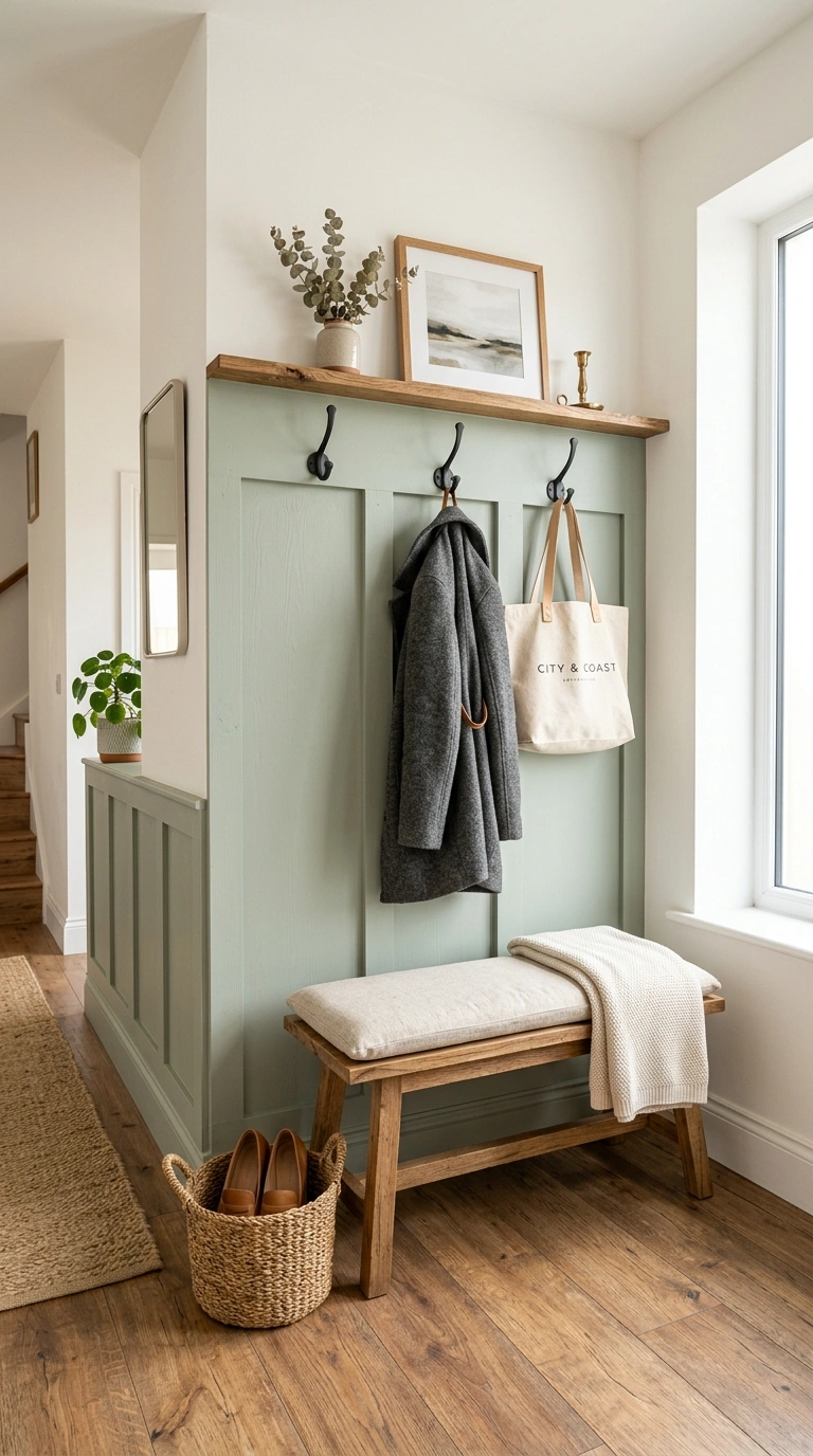 23+ Stunning Entryway Decor Ideas To Try Now 8 007 Board And Batten Wall A board and batten wall pain