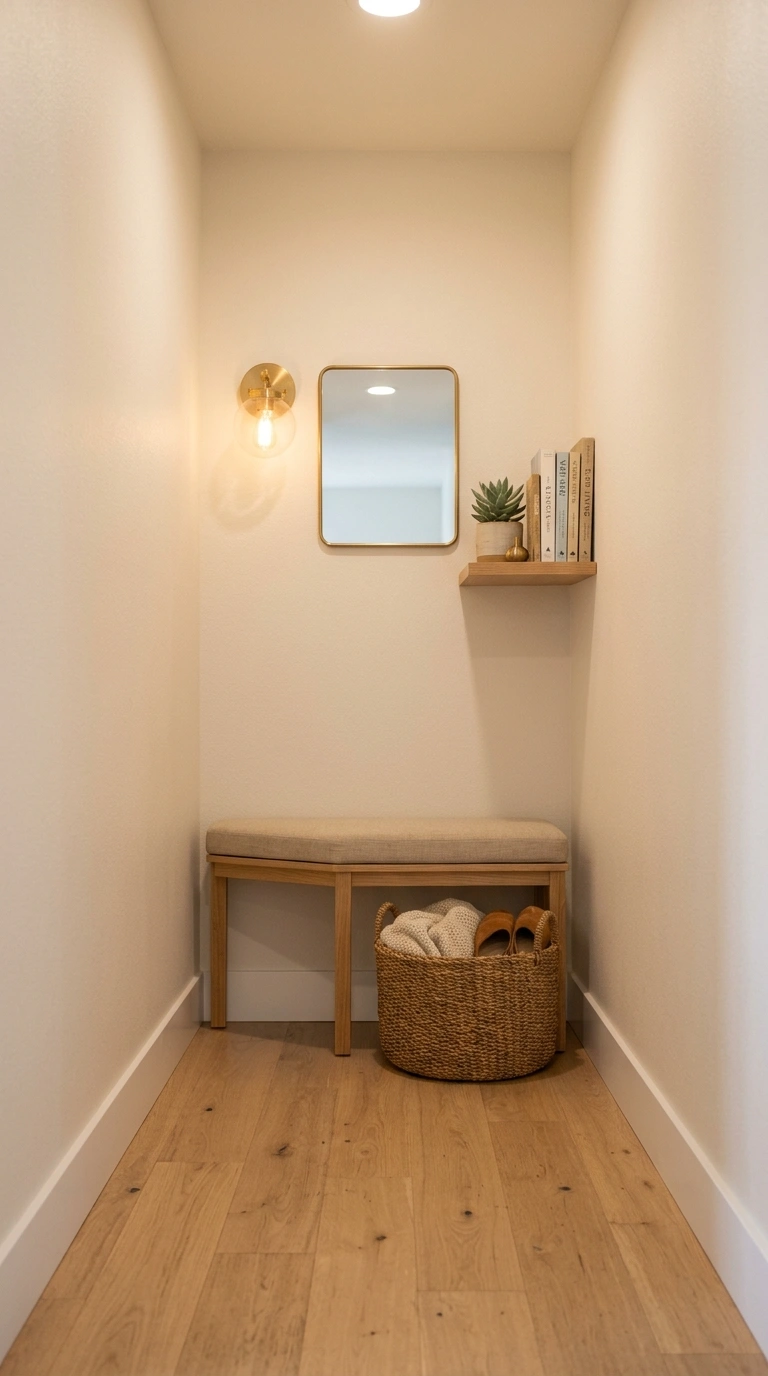 23 Simple Reading Nook Ideas You Can Set Up Today 10 009 Hallway Dead End Nook The end of a bright hallway