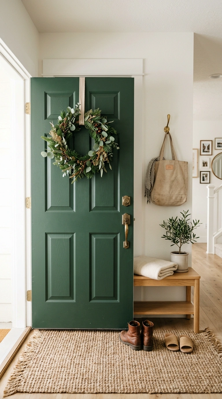 23+ Stunning Entryway Decor Ideas To Try Now 14 013 Painted Front Door The inside of a front door pain