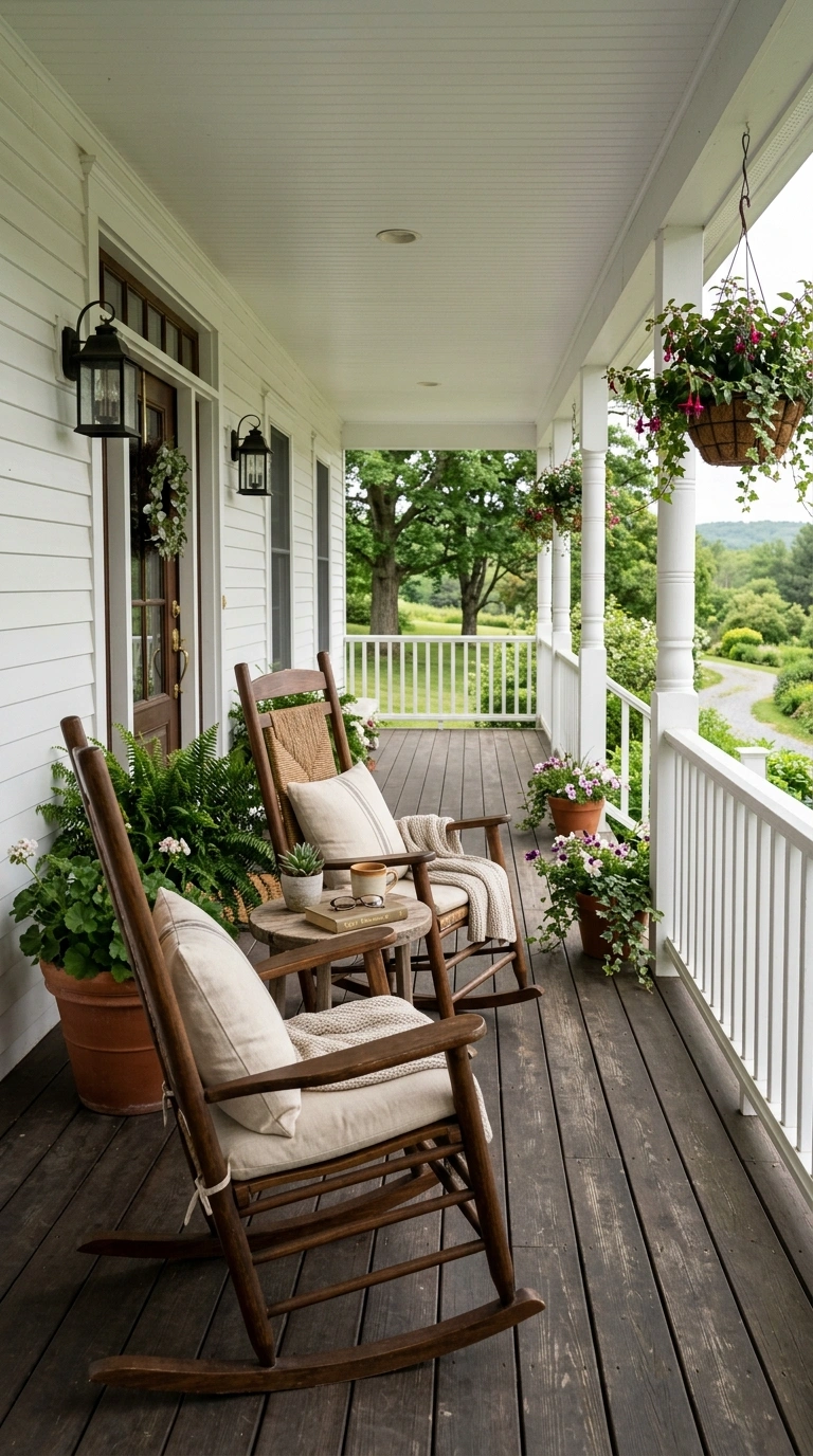 018 18 Wraparound Front Porch A farmhouse style front