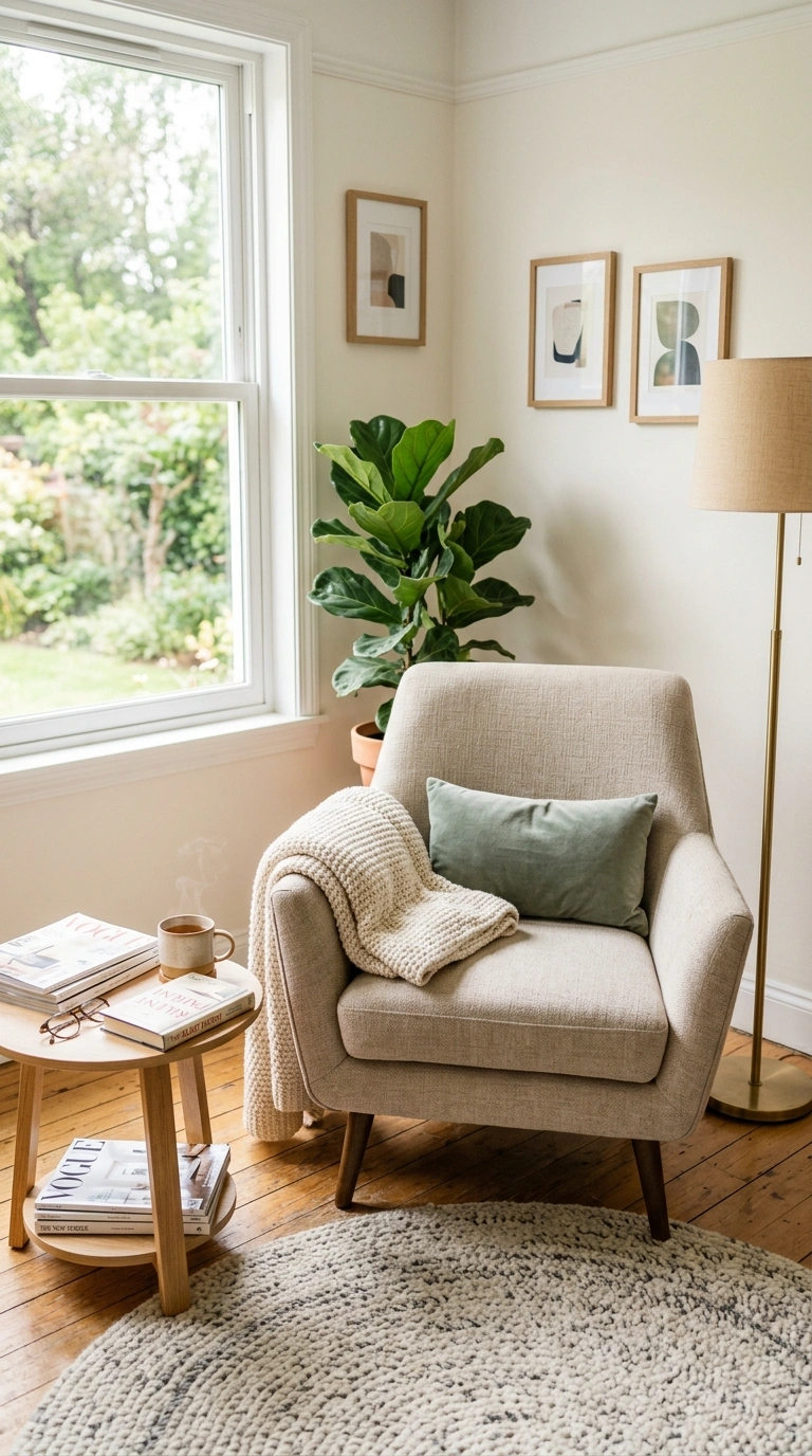22 Stunning Beauty Salon Interior Design Ideas on a Budget 19 018 Cozy Reading Nook A salon reading nook with a sing
