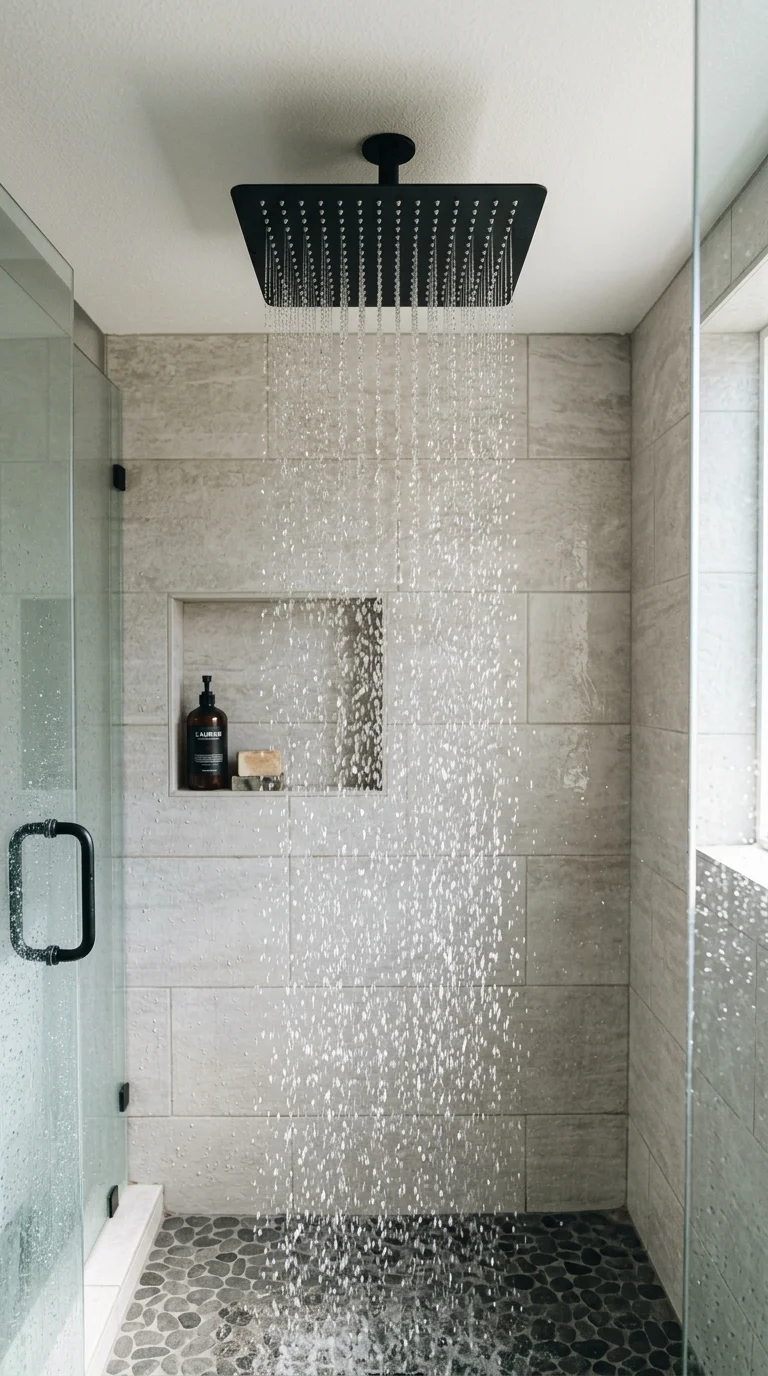 19 Bathroom Remodel Ideas to Refresh Your Space 19 018 Rainfall Shower Head A ceiling mounted rainfall sh