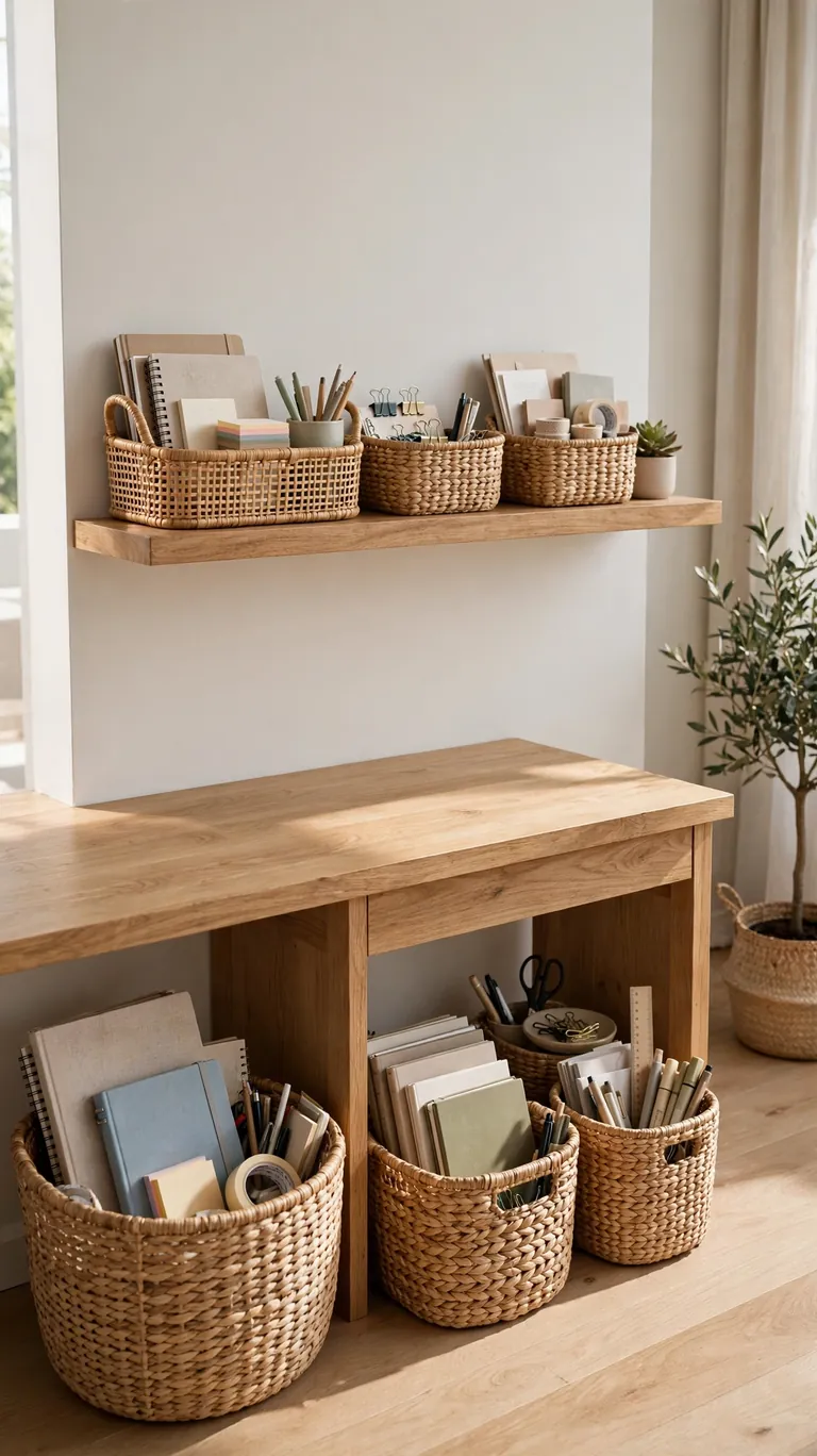 Woven Basket Storage