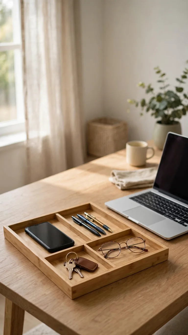 Wooden Desk Tray