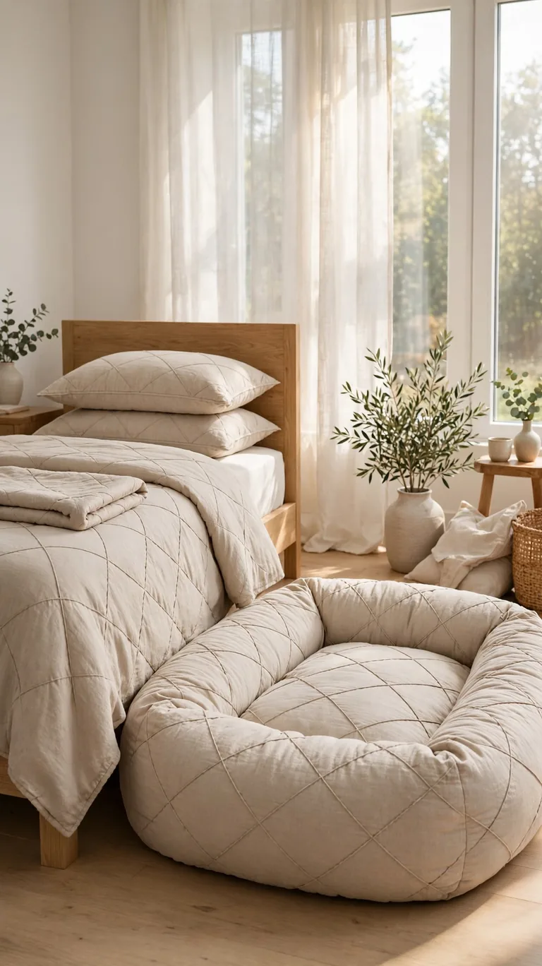 23 Dog Bed Ideas Your Pup Will Love for a Cozy Space 16 Bedroom Floor Pillow