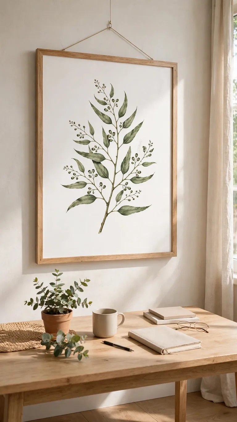 Framed Leaf Art