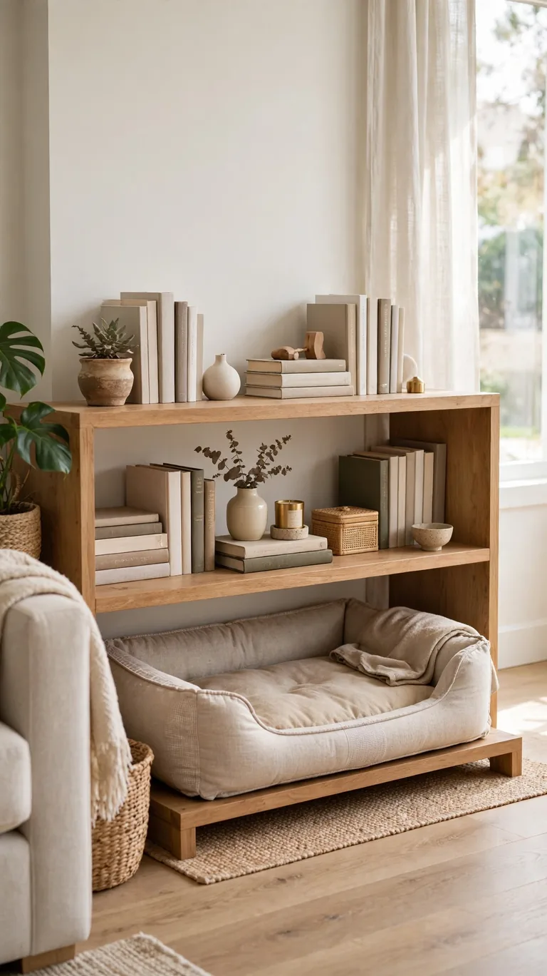 23 Dog Bed Ideas Your Pup Will Love for a Cozy Space 18 Bookshelf Side Bed
